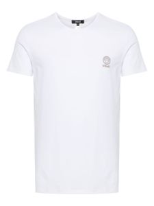 Versace t-shirt à logo imprimé - Blanc