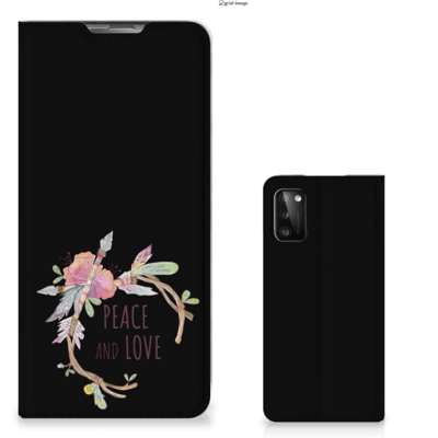 Samsung Galaxy A41 Magnet Case Boho Text