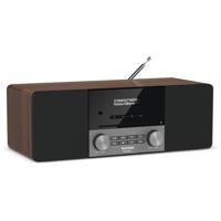 TechniSat DigitalRadio 3 Draagbaar Analoog & digitaal Zwart, Zilver, Walnoot