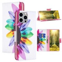 Wonder Series iPhone 14 Pro Max Wallet Hoesje - Bloem - thumbnail