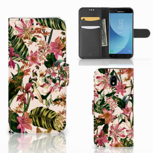 Samsung Galaxy J5 2017 Hoesje Flowers