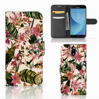 Samsung Galaxy J5 2017 Hoesje Flowers - thumbnail