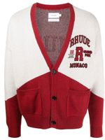 RHUDE cardigan Grand Prix en mérinos - Rouge - thumbnail