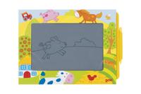 Goki magisch tekenbord junior 19 x 13 cm karton vanaf 2 jaar