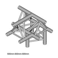 Duratruss DT 33 T43-TU Apex Up Truss T-stuk + omlaag