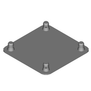 Duratruss DT 34 BPM Baseplate met male koppelingen