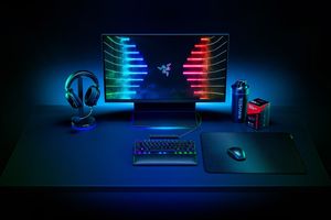 RAZER Strider - L Gaming muismat Antislip Zwart