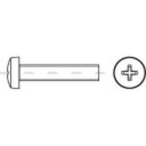 TOOLCRAFT 145895 Lenskopschroeven M2.5 16 mm Kruiskop Phillips DIN 7985 Staal Galvanisch verzinkt 200 stuk(s)