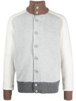 Herno pull boutonné à col cheminée - Gris