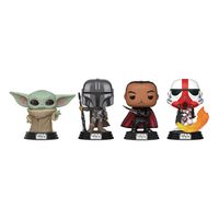 Star Wars POP! Movies Vinyl Figure 4-Pack Mandalorian Holiday 9 cm - thumbnail