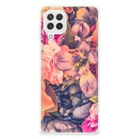 Samsung Galaxy A22 4G | M22 TPU Case Bosje Bloemen - thumbnail