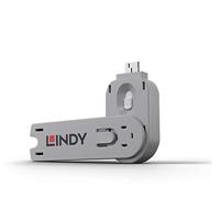 LINDY USB Type A poort Blocker sleutel, wit