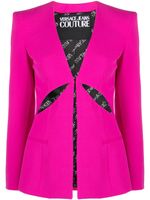 Versace Jeans Couture blazer à simple boutonnage - Rose