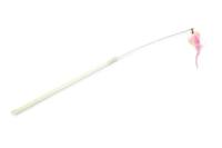 Beeztees kattenhengel tinca - kattenspeelgoed - verstelbaar - roze - 30cm