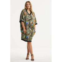 STUDIO jurk Cathrine met all over print multi