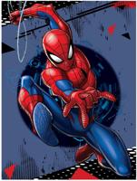 Marvel fleecedeken Spiderman junior 100 x 140 cm blauw/rood