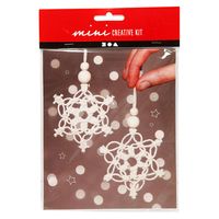 Creativ Company Mini Kit Macrame Sneeuwvlok - thumbnail