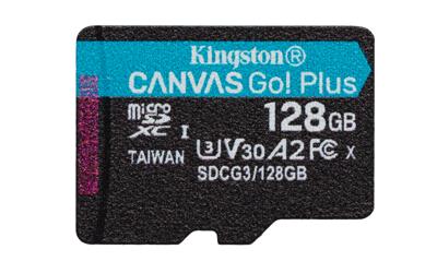 Canvas Go! Plus - Flashgeheugenkaart - 128 GB - A2 / Video Class V30 / UHS-I U3 / Class10 - microSDXC UHS-I Canvas Go! Plus - Flashgeheugenkaart - 128 GB - A2 / Video Class V30 / UHS-I U3 / Class10 - microSDXC UHS-I