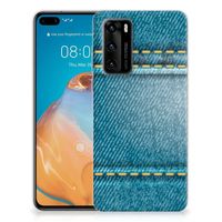 Huawei P40 Silicone Back Cover Jeans - thumbnail