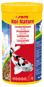 Sera Koi Nature Zijderupsen Voer - 330g, Natuurlijke Eiwitrijke Snack voor Groei en Kleur van Koi