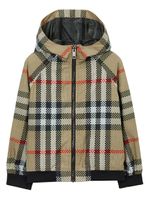 Burberry Kids veste à carreaux - Tons neutres