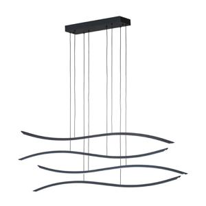 Fischer & Honsel Design hanglamp Fisk zwart 61042