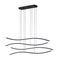 Fischer & Honsel Design hanglamp Fisk zwart 61042 - thumbnail