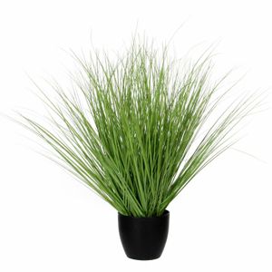 Mica Decorations - gras kunstplant - groen - H68 x D50 cm   -