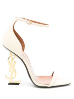 Saint Laurent Opyum 100mm YSL heel sandals - Tons neutres