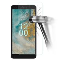 Nokia C02 Glazen Screenprotector - 9H - Doorzichtig