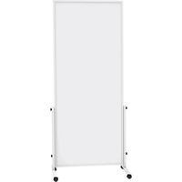 Maul Mobiel whiteboard MAULsolid easy2move (b x h) 750 mm x 1800 mm Wit Kunststof coating Aan beide zijden te gebruiken, Incl. wielen - thumbnail