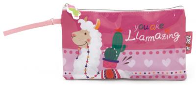 Arditex toilettas Llama meisjes 0,3 liter PVC/polyester roze