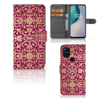 Wallet Case OnePlus Nord N10 Barok Pink - thumbnail