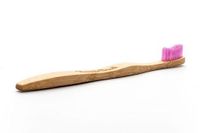 Tandenborstel bamboe adult roze brush soft - thumbnail