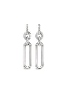 David Yurman boucles d'oreilles pendantes en argent Sterling