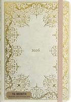 2026 Gilded Ivory Weekly Planner (16 Months, Sept 2025 to Dec 2026)