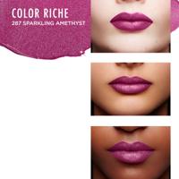L’Oréal Paris Make-Up Designer Color Riche Satin Lipstick - 287 Sparkling Amethyst - Paars - Verzorgende, Lippenstift Verrijkt met Arganolie - 4,54 gr.
