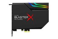 CREATIVE Sound Blaster PCIe Gaming geluidskaart en DAC met Dolby Digital en DTS, Xamp Discrete Hoofdtelefoon Bi-amp, tot 122dB SNR, RGB-verlichtingssysteem, SB1740