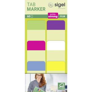 Sigel Plakmarker HN203 Groen, Geel, Pink, Blauw, Violet, Wit