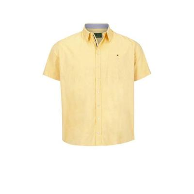 Charles Colby looose fit overhemd YVEN Plus Size geel Charles Colby looose fit overhemd YVEN Plus Size geel