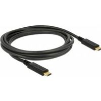 Delock 83668 USB 3.1 Gen 1 (5 Gbps) kabel Type-C naar Type-C 2 m PD 3 A E-Marker - thumbnail