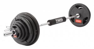 PTessentials POWERLIFTER PRO Mens Olympische halterset