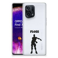 OPPO Find X5 Telefoonhoesje met Naam Floss - thumbnail