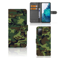 Samsung Galaxy S20 FE Telefoon Hoesje Army Dark - thumbnail