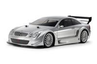 Tamiya 47493 1:10 RC MB CLK AMG 2002 TT-02 Zilver gespoten - radiografisch bestuurbare auto, RC voertuig, modelbouw, bouwpakket, hobby, handwerk, RC modelbouw
