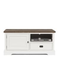 Tv dressoir (110cm) Lakewood - Clear/Mindi Donkerbruin