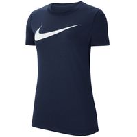 Nike Park 20 Hybride T-shirt Dames Donkerblauw Wit - thumbnail