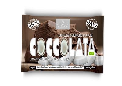 Vivoo Coccolata Organic Chocolate + Coconnut Bliss Bar 30 Gram