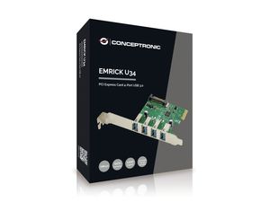 Conceptronic EMRICK02G interfacekaart/-adapter Intern USB 3.2 Gen 1 (3.1 Gen 1)