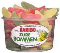 Haribo Zure Bommen 150 stuks - thumbnail